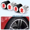 Car Styling 4Pcs Metal Wheel Tire Valve Caps Stem Case For Suzuki Grand Vitara Sx4 Swift Alto Jimny