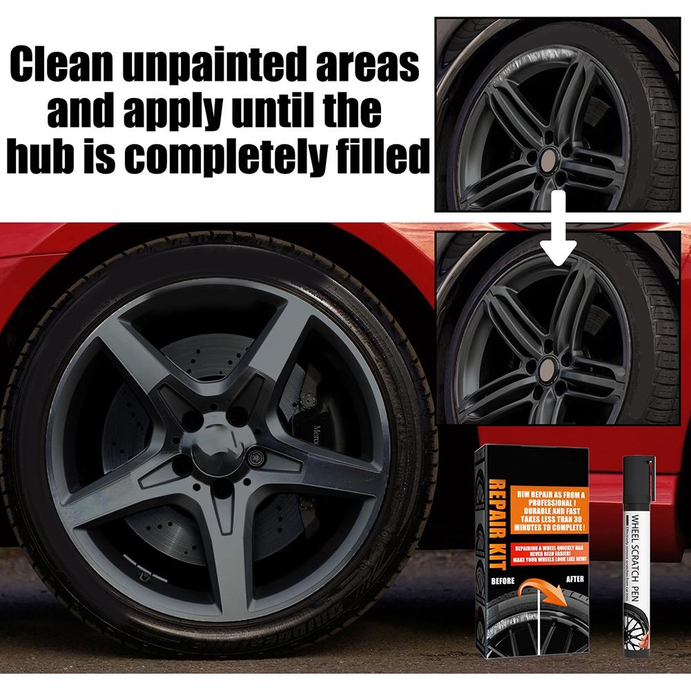 Scratch Repair Pen Car Parts Scratch Repair Wheel Rim Steel Tape Touch Up Paint