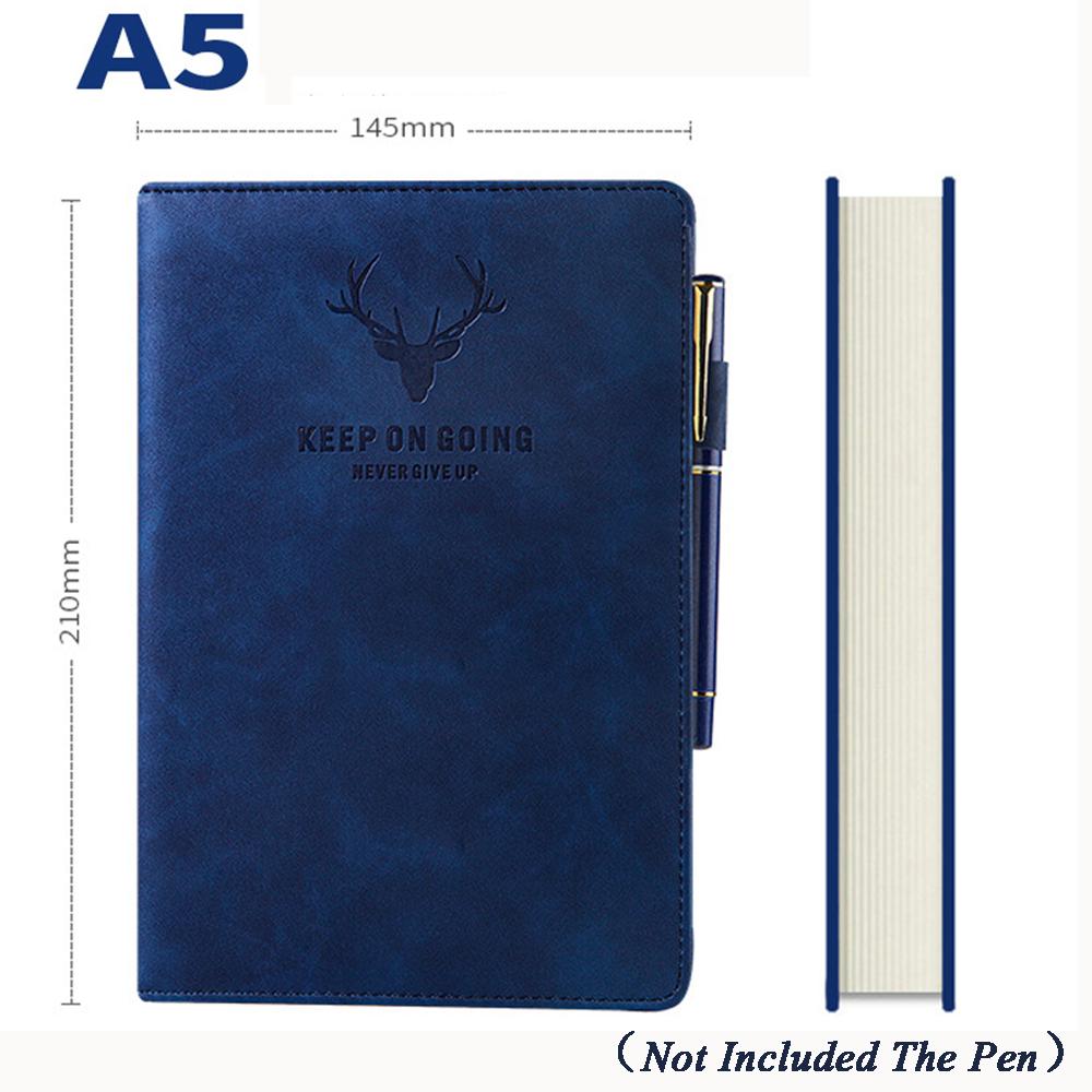 

Super Thick Business Work Diary Notebook 2021 Notepad A5 Journal Notebook Leather Schedule Book