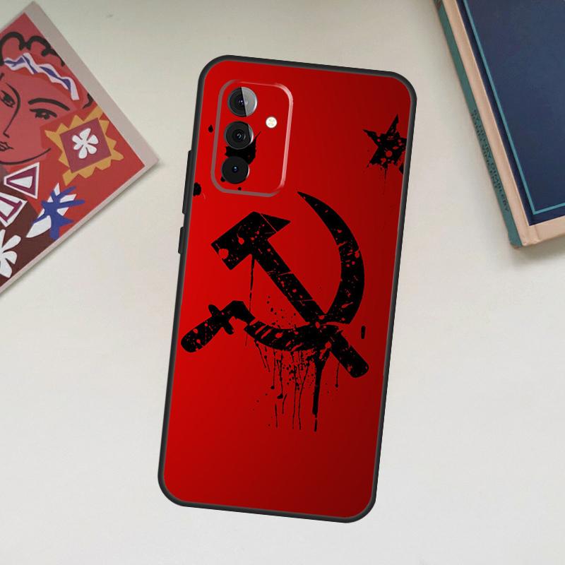 USSR Flag Soviet Union Case For Samsung Galaxy A13 A53 A33 A23 A06 A56 A16 A36 A55 A35 A17 A54 A34 A14 A52 A32 A15