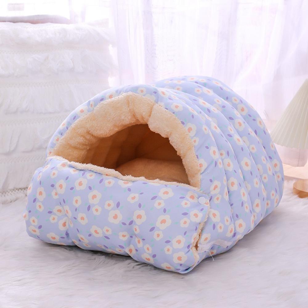 Winter Sleeping Bag Nest Fleece Cotton Cat Bed Cave New Cat Sleeping Bag  Gifts