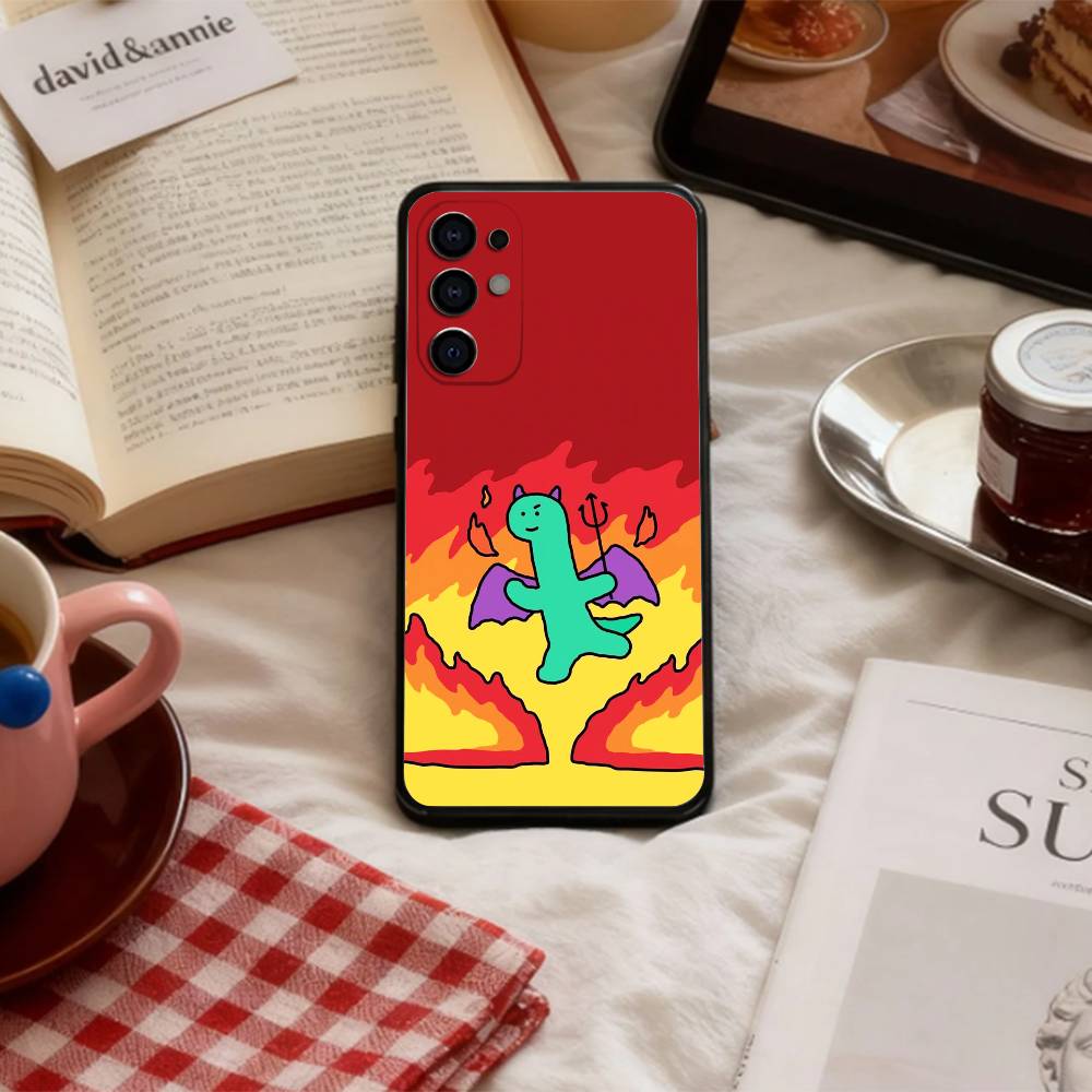 H-Hot Cute J-Joguman    Phone Case For Samsung S 25,24,23,22,30,21,10,9,Ultra,Plus,Lite,FE,4,5 G Soft Black Case