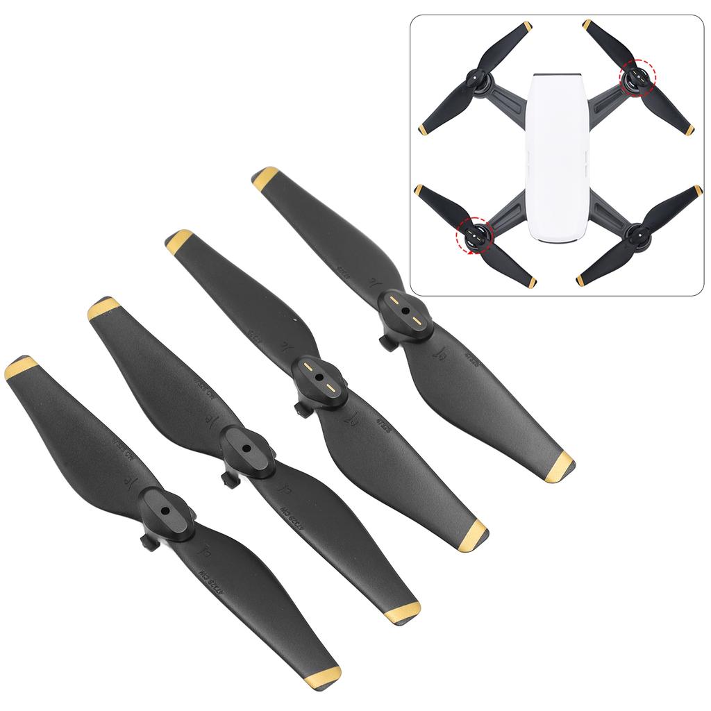 4pcs Drone Propeller Low Noise Blade Props Set Accessories Replacement for