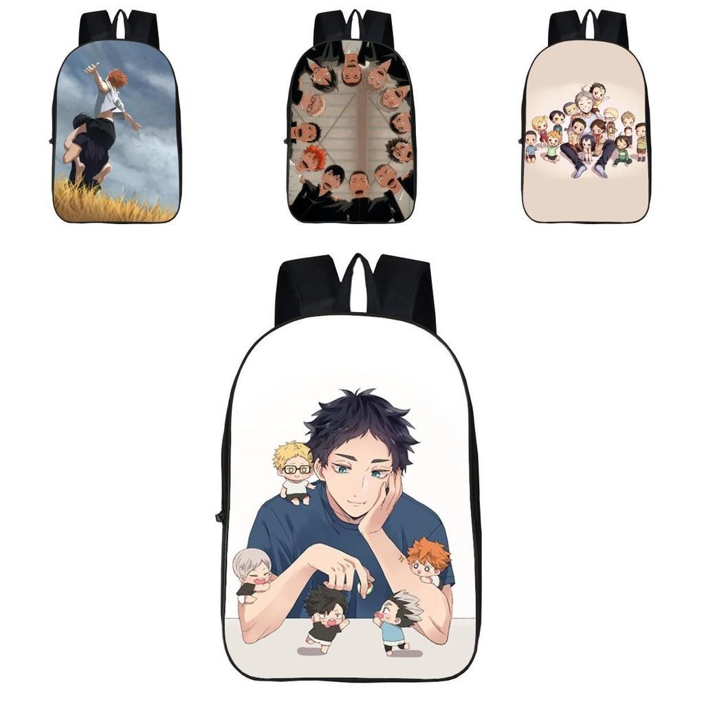 Anime Haikyuu Karasuno High School Backpack With Durable Oxford Cloth And Smooth Zipper
