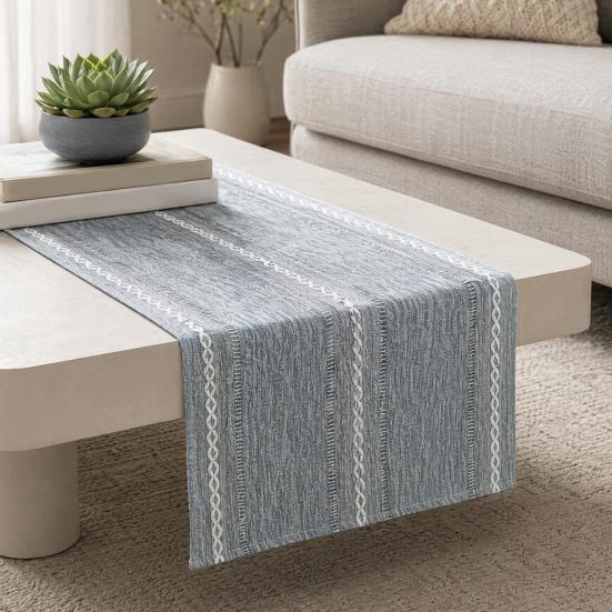 Cotton Linen Table Runner for Dining Table Nordic Minimalist Long Desk Runner