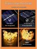 Solar LED Fairy String Lights: Waterproof Outdoor Patio & Garden Decor Lights for Tree Wrapping