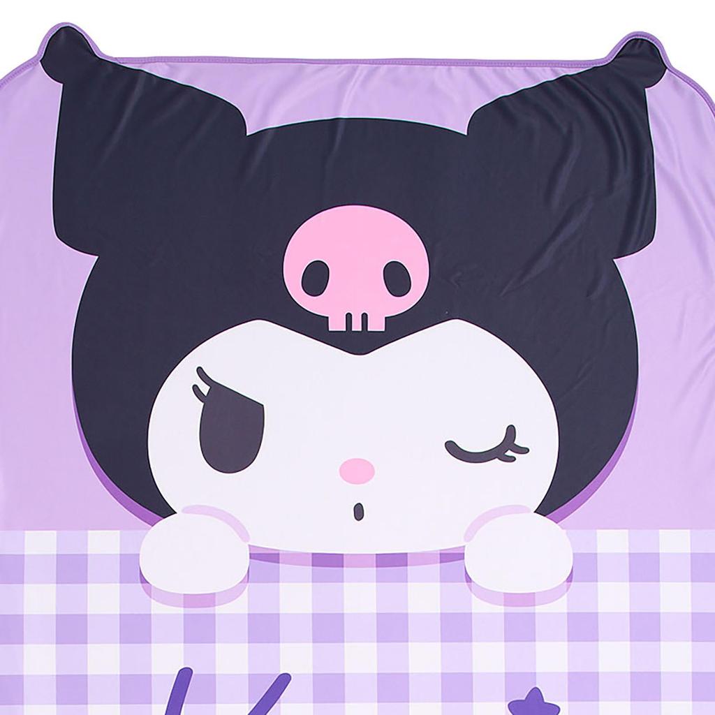 Sanrio Nap Blanket Kuromi Polyester Nylon Cool Touch Fabric Lap Blanket 433101 (SANRIO) Surface 100% / Back 100%