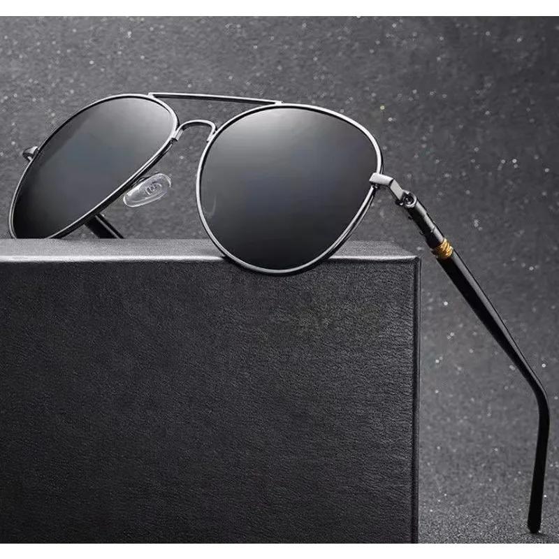 Classic Men Driving Sun Glasses Pilot Day Night Vision Eyewear Fishing Goggles Shades for Men