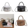 Childrens Bucket Bag With Chain Pattern Pu Material For Kindergarten Girls Daily Use