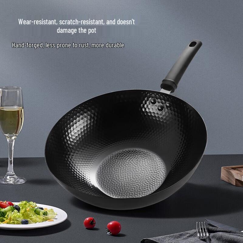SEMREO MR-621 Fashion Forged Pure Iron Wok