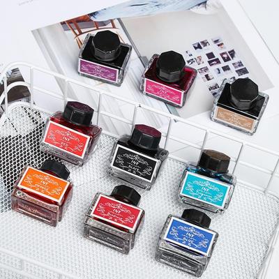 New 1pcs Fountain Dip Pen Writing School Supplies Painting Non Carbon Signature Pen Colored Ink