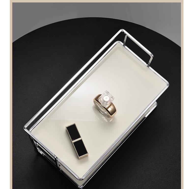 Iron Desktop Organizer: Mug, Cup, & Cosmetics Holder, Bathroom & Office Shelf