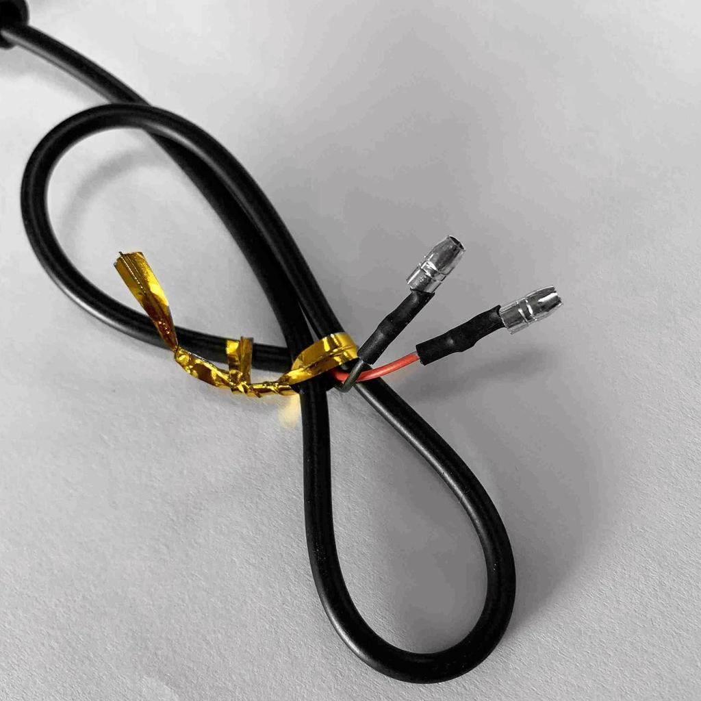 Klaxib 2pcs 3LED By Turn Signal Indicator Amber Lamp Handlebar Light Replacement Parts Accessories for Bike Scooter