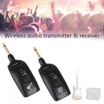 Rechargeable Wireless Guitar Transmitter Receiver A9 2.4GH Original Sound Support 50M Effective Transmission Range for Electric Acoustic Guitar Bass