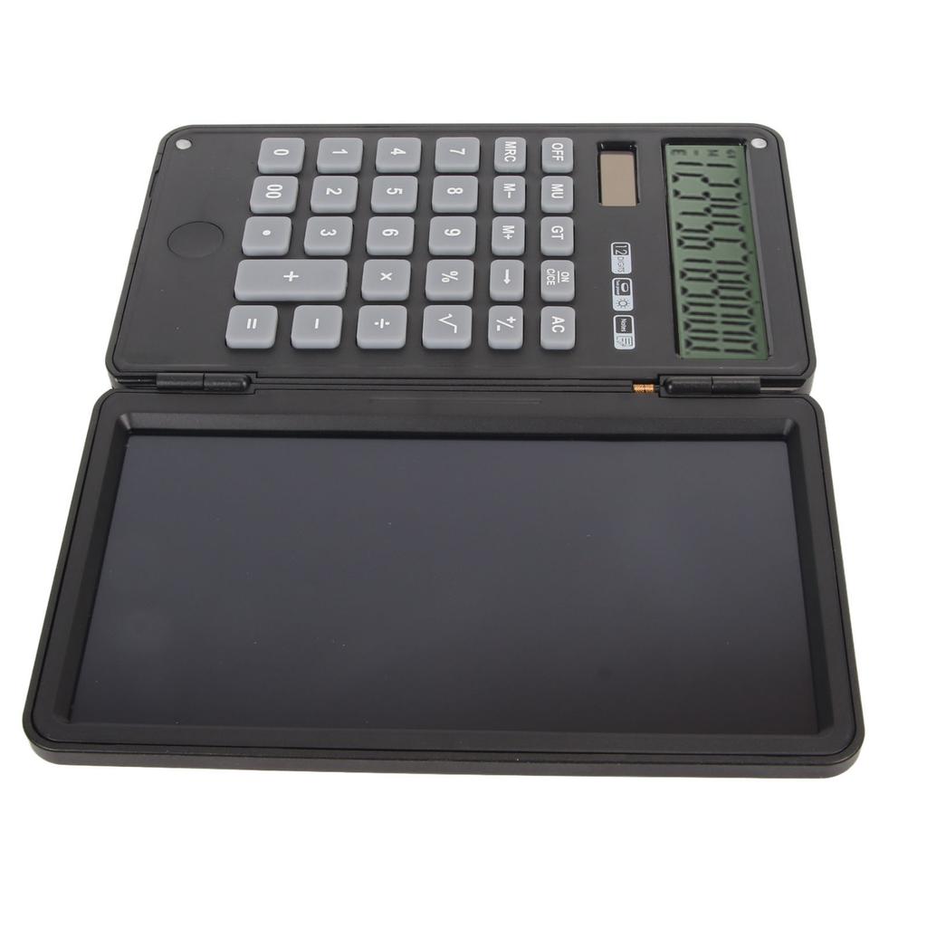 6 Inch Calculators 12 Digit Memo Lock Function Key Silence Dual Power Supply Desktop Calculator with Notepad for Office