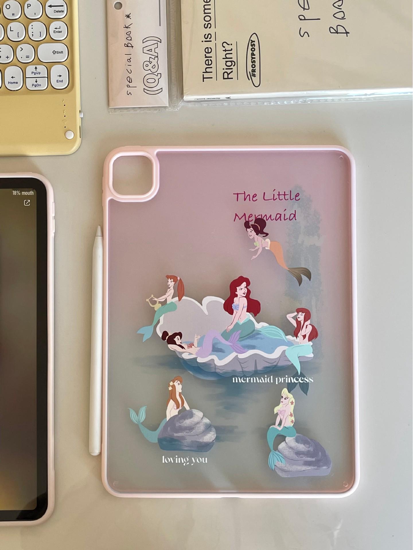 

Mermaid Princess Acrylic iPad Air 5/10th Gen Case iPad Air 6 2024 Model (11 inches)