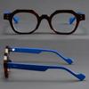 Retro And Fashionable Polygonal Reading Glasses Small Frame Anti-Radiation Clear Lens Far Sight Eyeglasses Diopter 0 To +4.0