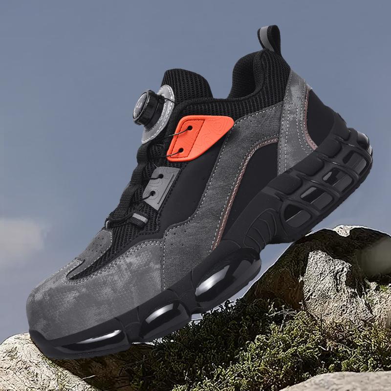 Outdoor Men's Safety Shoes Anti-smash Anti-stab Work Shoes Wear-resistant Steel Toe Shoes Women Protection Sneakers Sport Shoes