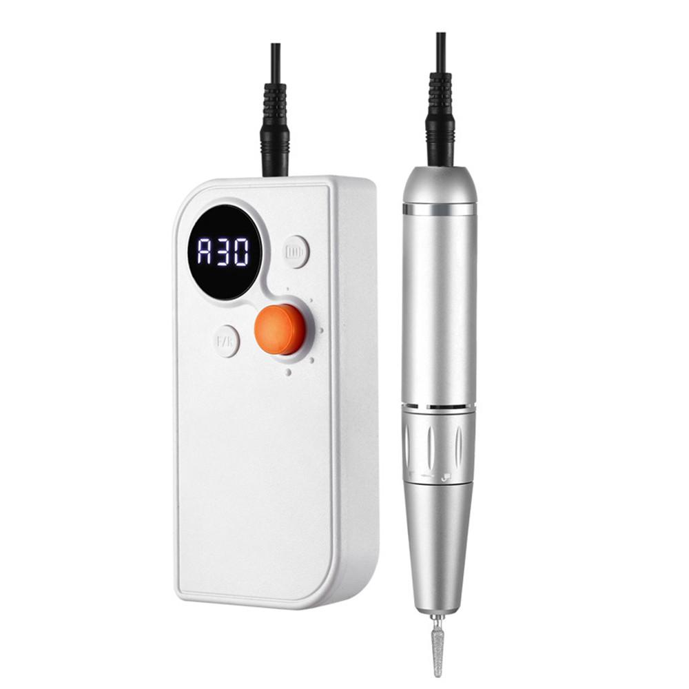 Rechargeable Electric Nail Drill Manicure Machine 30000RPM For Nail Gel Remove