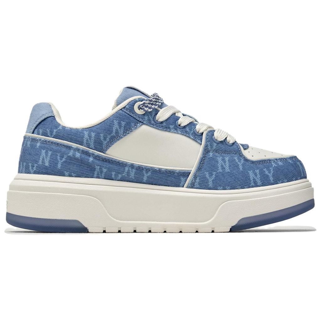 MLB Chunky Liner Height Increasing Low top Skateboard Shoes Unisex Blue 3ASXM016N-50BLD