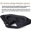 Maschera per Dormire 3D in Memory Foam Blocca Luce Maschera Occhi Ombretto Benda per Occhi Maschera Occhi Dormire Ausilio per il Sonno Mascherina Viso Cerotto per Occhi