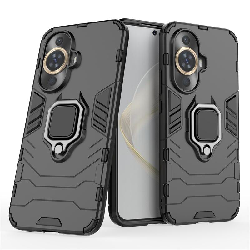 Case for Huawei Nova 12S 12 SE Nova 11 Pro 11i 10 9 Cover with Magnetic Ring Stand Phone Bracket Back Shell Business Full Protection Cover