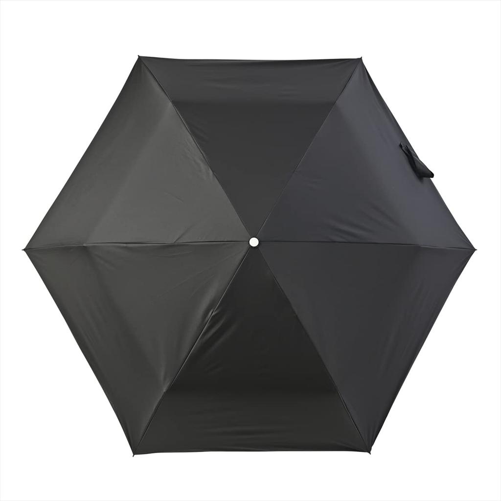 Nifty Colors Folding Slender Mini 2388BK Umbrella, Light-Shielding 55,