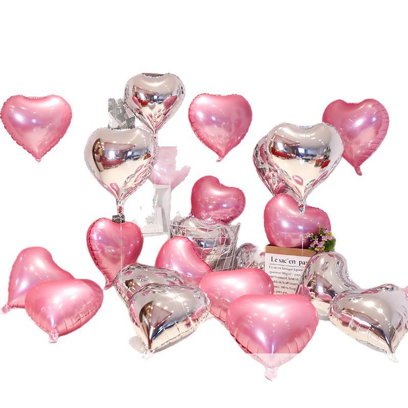 Heart-Shaped Aluminum Foil Balloon for Weddings and Engagements – 5 Yuan Newcomer Discount