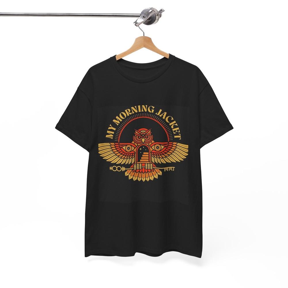 

My Morning Jacket Tshirt Rock Band Owl Logo Retro Unisex Heavy Cotton Tee Unisex T-Shirt XXXXL