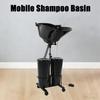 Bazin portabil electric cu două cuve pentru spălarea părului în salon