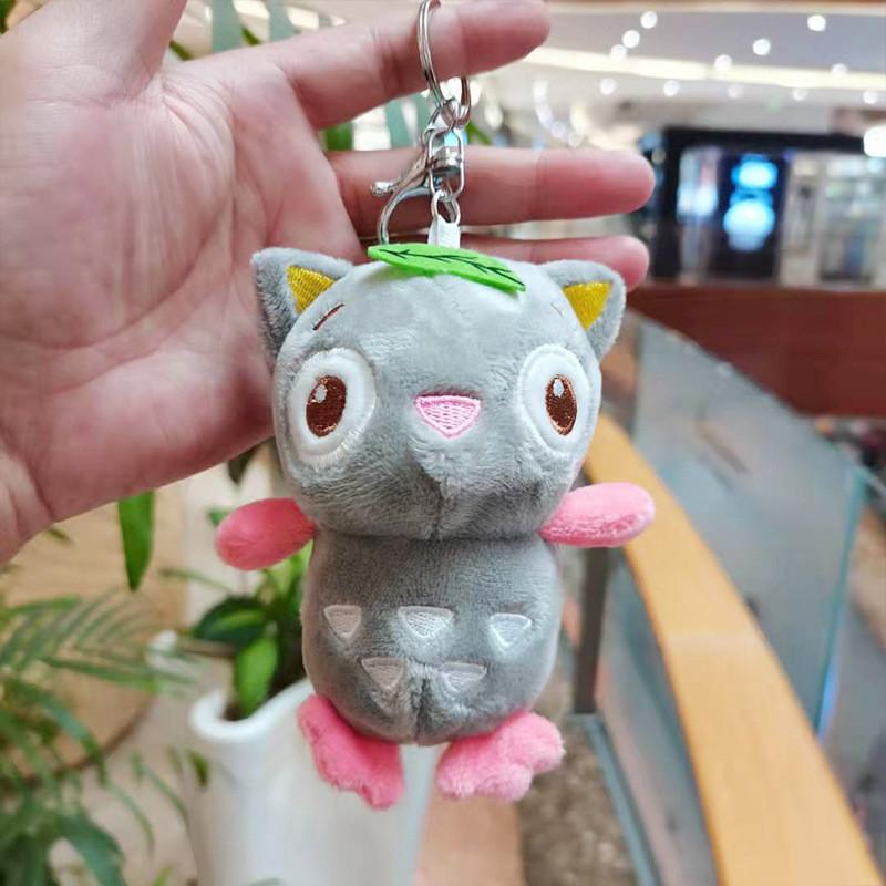 Owl Cat Fun Plush Doll Keychain Soft And Colorful Adorable Bag And Accessory Car