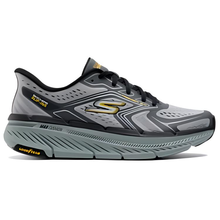 Skechers Max Cushioning Premier 2.0 Go Lightweight Comfortable Shock Absorption Low Top Casual Shoes Men Sneaker Gray 220837-GYCC