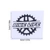 1 ks Nálepky Bike Life Na Rám Kola Horní Trubka Dekorativní Vinylová Nálepka Na Helmu Pro Kolo Vodotěsné Motocyklové Příslušenství