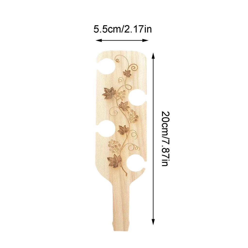 Cheap Wood Serving Wine TrayUnder Wine Glass HolderWine Glass