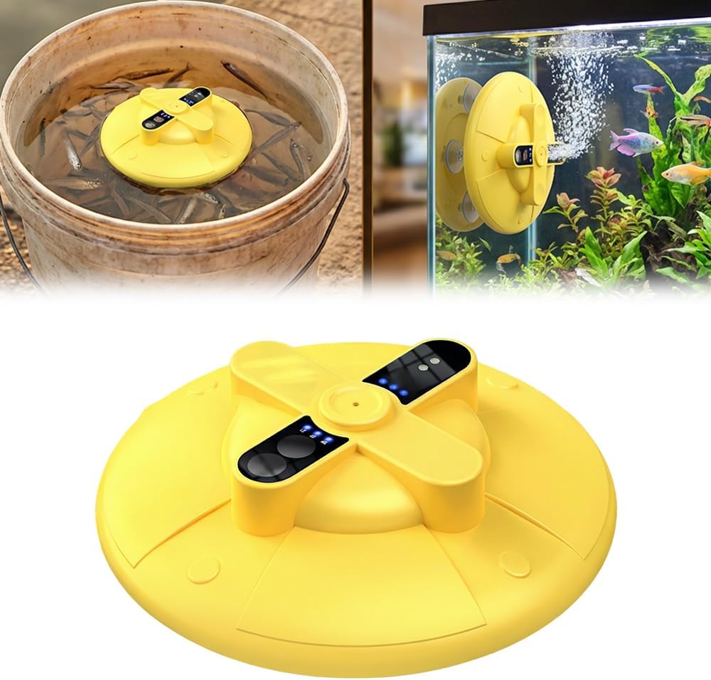 

Floating Rechargeable Bait Tank Oxygenator, 2026 Upgraded Version Floating Live Bait Oxygenator 1PACS