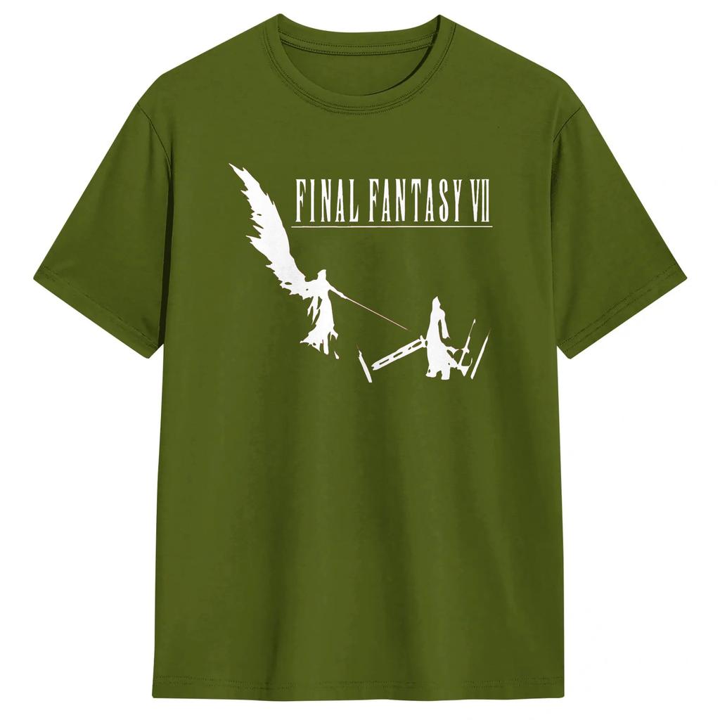 Casual TShirt Summer FF VII Cloud Sephiroth Fashion T Shirts Cotton Tshirt for Unisex Y2K Fun Printed Short Sleeve Top Tees
