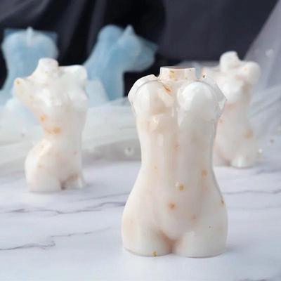 DIY Epoxy Resin Model Body Silicone Mirror Crystal Epoxy 3D Silicone Mold for Candle Making Cakes