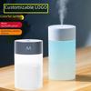 Umidificator USB cu Lumină de Noapte Colorată și Mini Purificator de Aer - Silențios, Compact pentru Utilizare în Dormitor