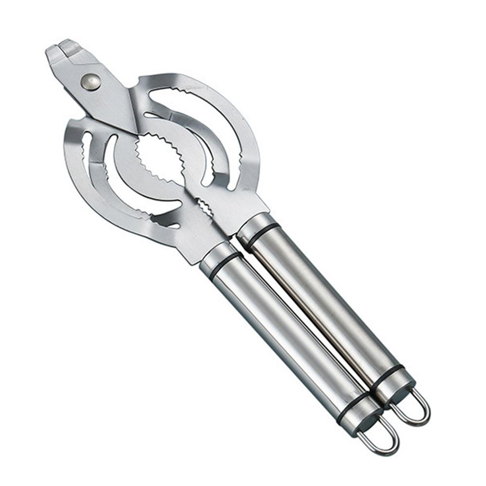 Manual Jar Lid Gripper Stainless Steel Effortless Bottle Opening Tool Can Opener Outdoor Party
