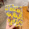 Chunri's New Yellow Floral Mobile Phone Case Is Suitable for iPhone16 Transparent Case, Apple 17Pro All-inclusive TPU Soft Case.