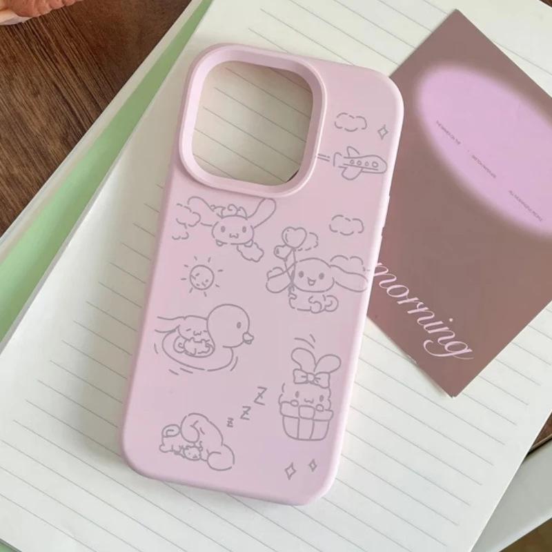 Swimming Yugui Dog Suitable for Apple iPhone17/16Pro Mobile Phone Case 15 Glutinous Rice 13 Liquid 12 Large Hole 14 Soft