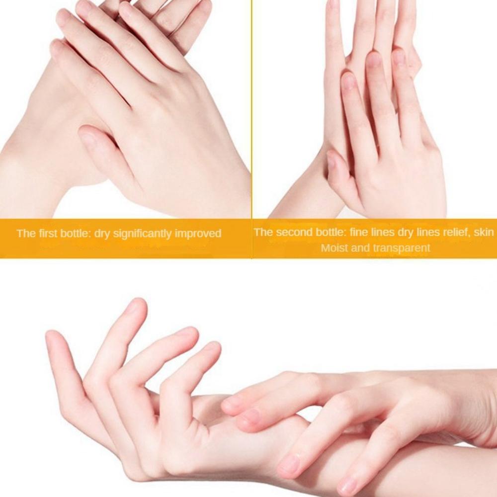 Honey Milk Hand Mask Moisturizing and Smoothing Hands Exfoliation Hand and Foot Care Peel-off Hand Wax