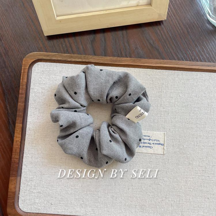 Scrunchie Multi Styles Floral Plaid Soft Fabric Minimalist Versatile Women Hair Tie Hair Accessories