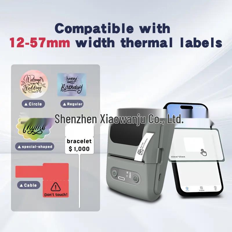 Portable Handheld Bluetooth Thermal Label Printer