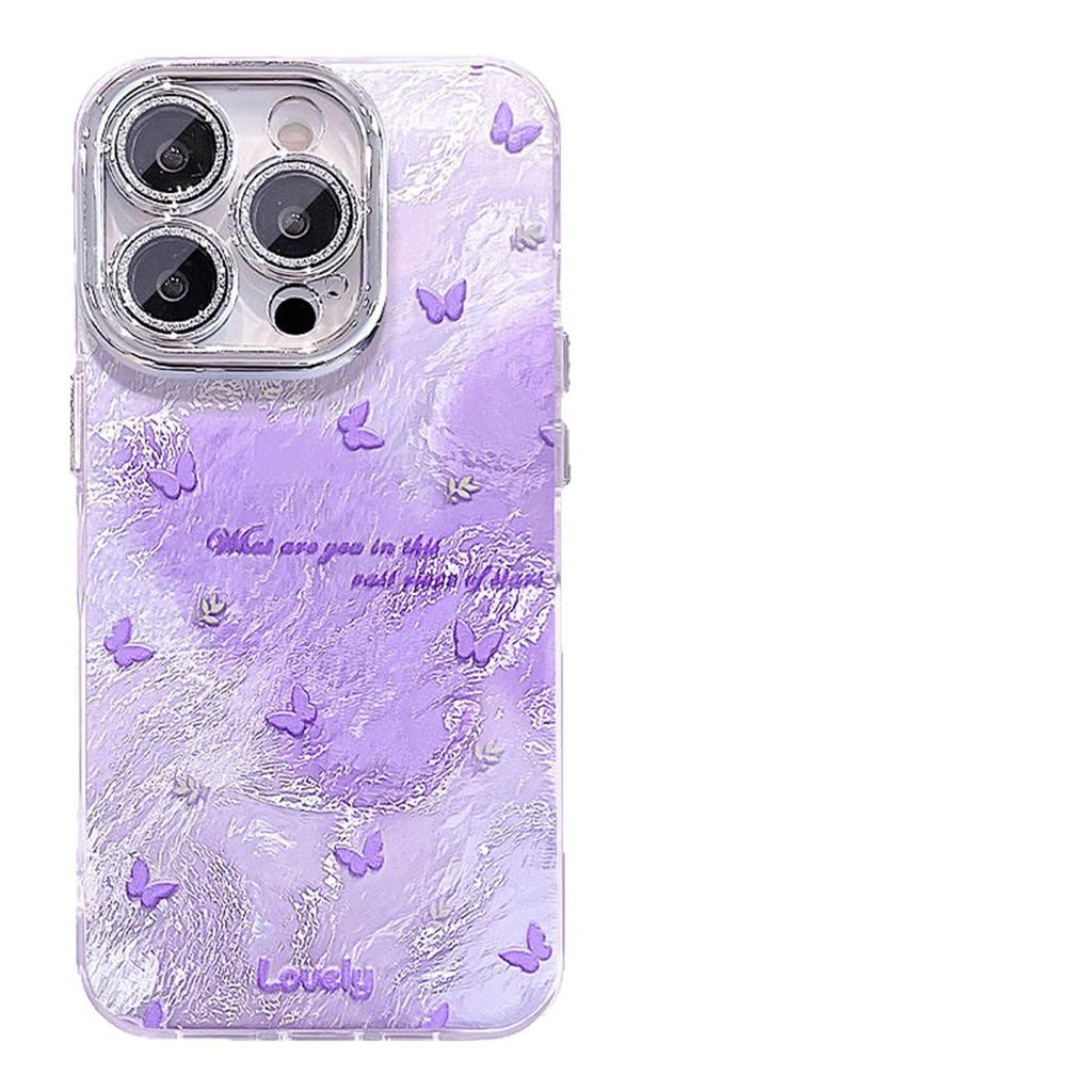 Fine Hole Glacier Pattern Mobile Phone Case Cooling Frosted Hard Shell Goddess Color Small Fresh Frosted Couple Model