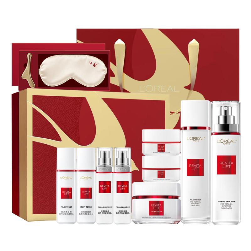 Loreal Paris Anti-wrinkle moisturizing cream skin Limited Gift Box LOreal Rejuvenating Deluxe Set - Limited Edition LOreal Rejuvenating Deluxe Set