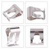 NATRUSS 1 Pair Wiper Linkage Repair Clips Arm Link Mechanism Repair Windscreen Wiper Repair Clip Kit Metal Silver