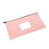With Label Bank Deposit Bag With Zipper Money Pouch Waterproof Cosmetic Pouch  Cosmetics