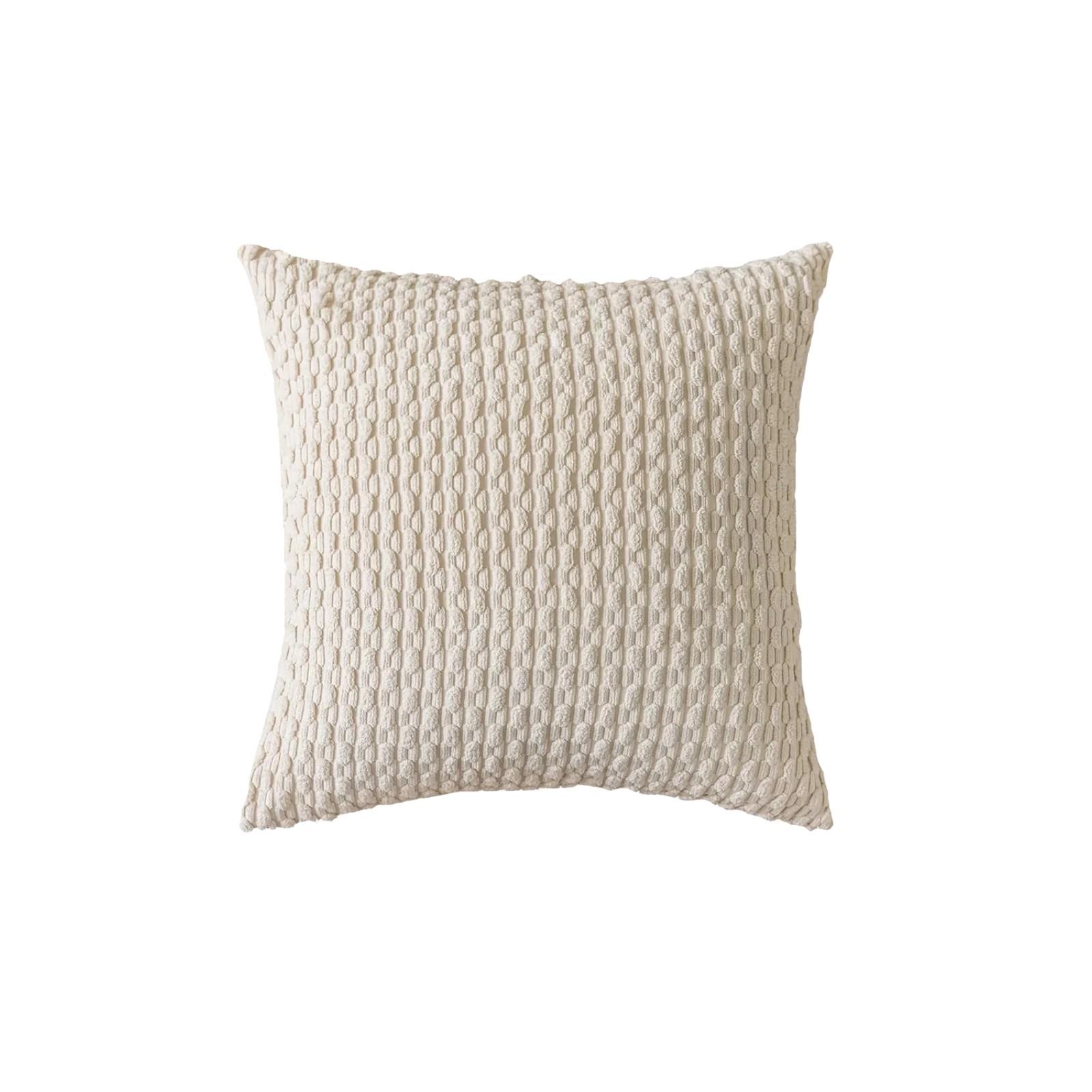 

18*18 дюймов Чехол для подушки Однотонный Цвет Домашняя Подушка Чехол для Подушки на Талию One Size бежевый