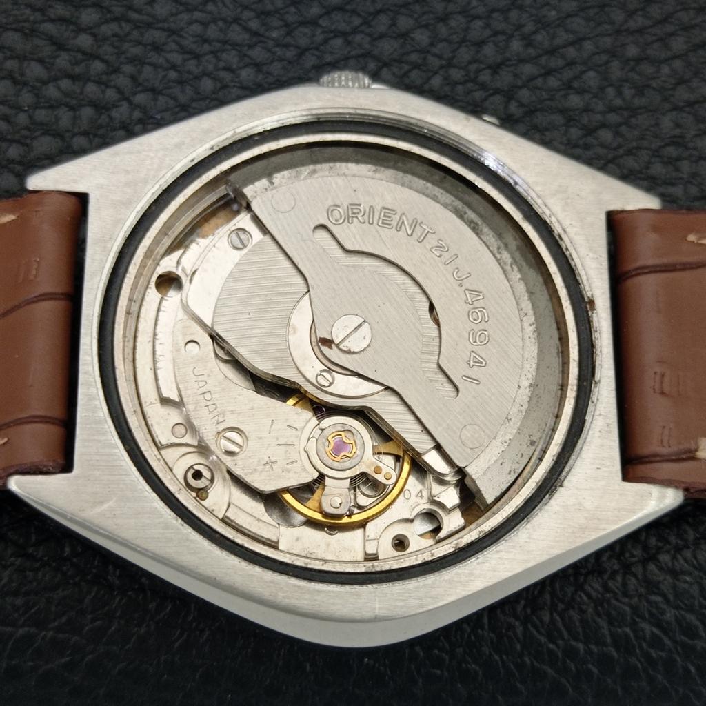 JAPAN VINTAGE ORIENT AUTOMATIC 46941 MENS ORIGINAL DIAL WATCH A704894-1